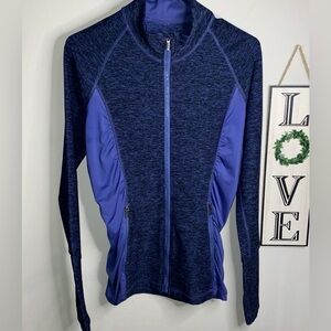 VICTORIA SECRET VSX SPORT BOMBSHELL PURPLE FULL ZIP JACKET